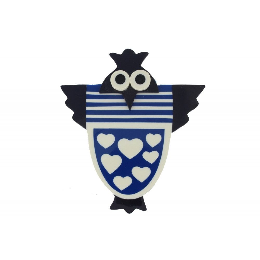 Broche Poulette Résine et Noire - LES POULETTES BIJOUX - Modalova