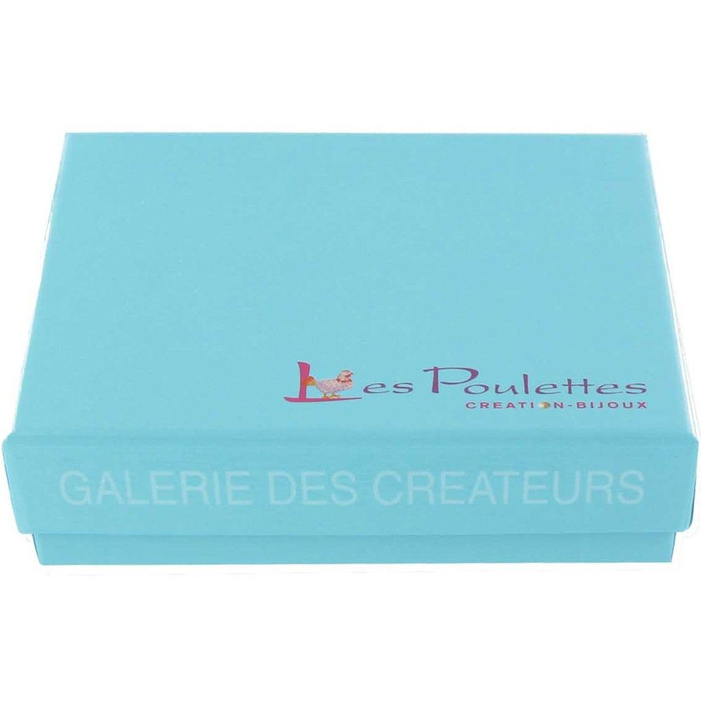 Bracelet Argent Demi Jonc Style Gourmette et Deux Billes - LES POULETTES BIJOUX - Modalova