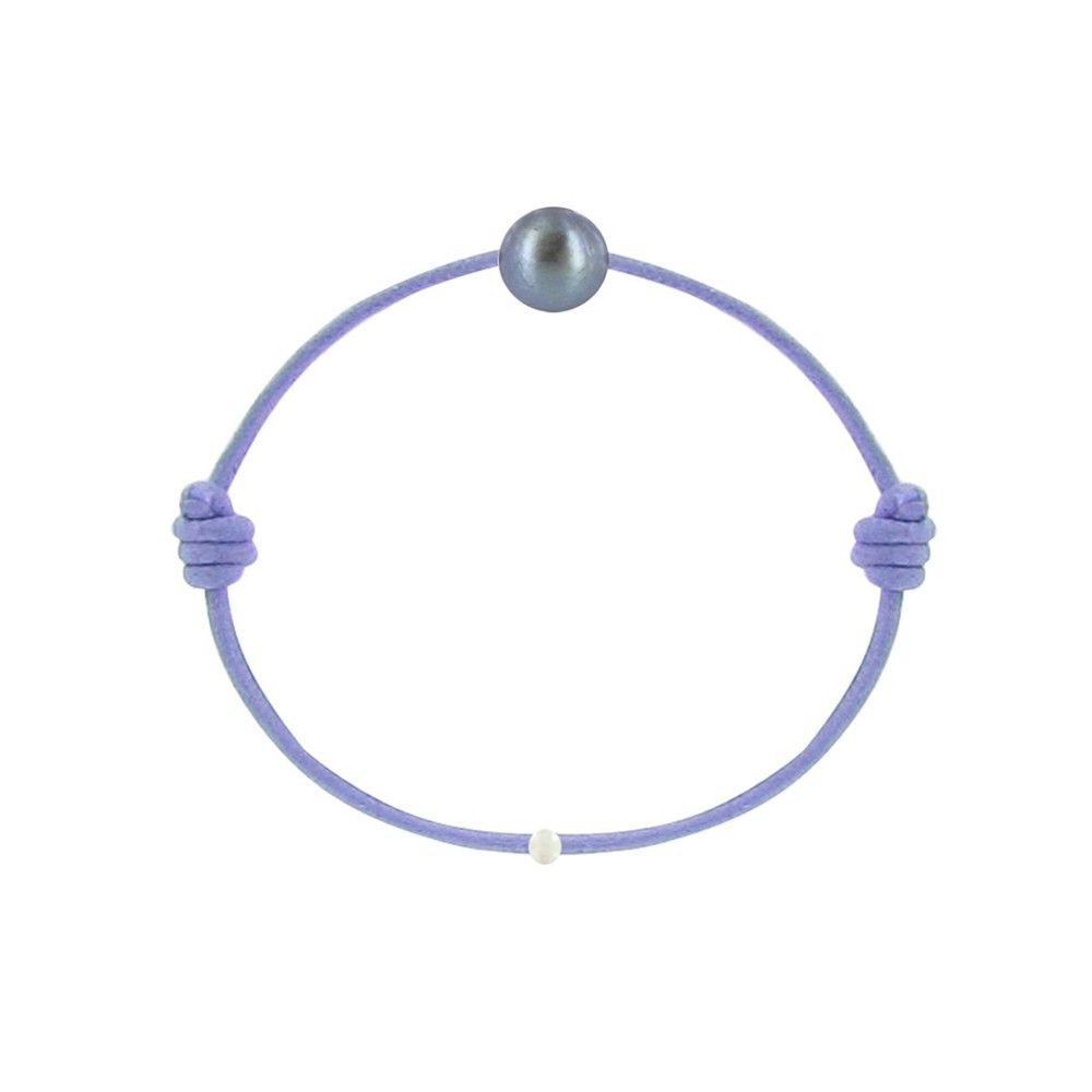 Set Collier et Bracelet Lien La Perle Noire des Poulettes - Col - LES POULETTES BIJOUX - Modalova