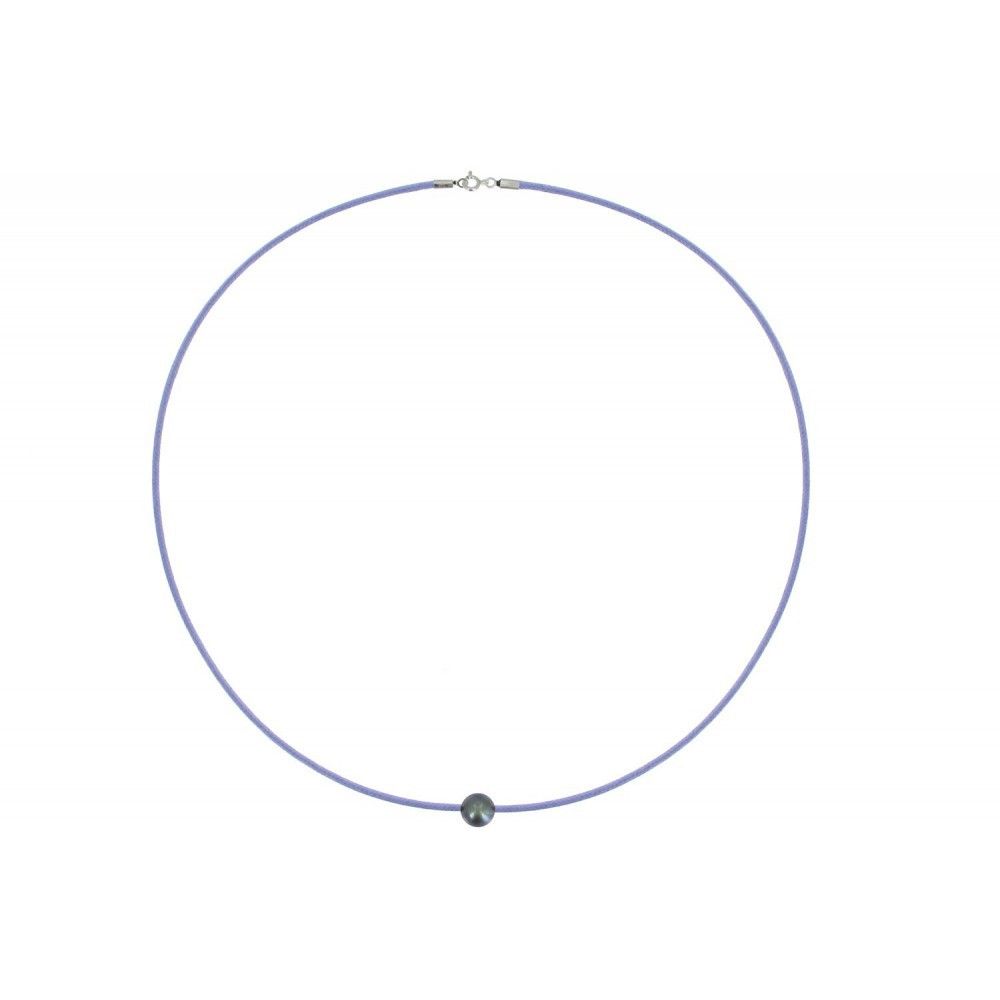 Set Collier et Bracelet Lien La Perle Noire des Poulettes - Col - LES POULETTES BIJOUX - Modalova