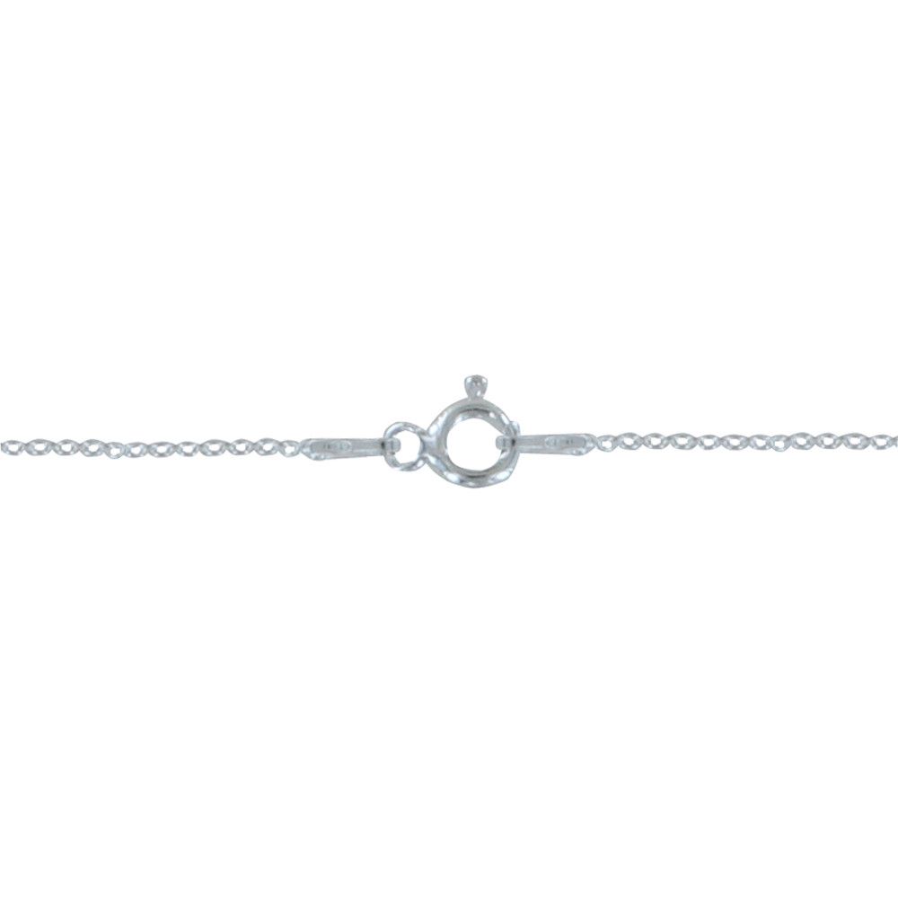 Collier Chaine Argent Rhodié et Pendentif Larme de Larimar - LES POULETTES BIJOUX - Modalova