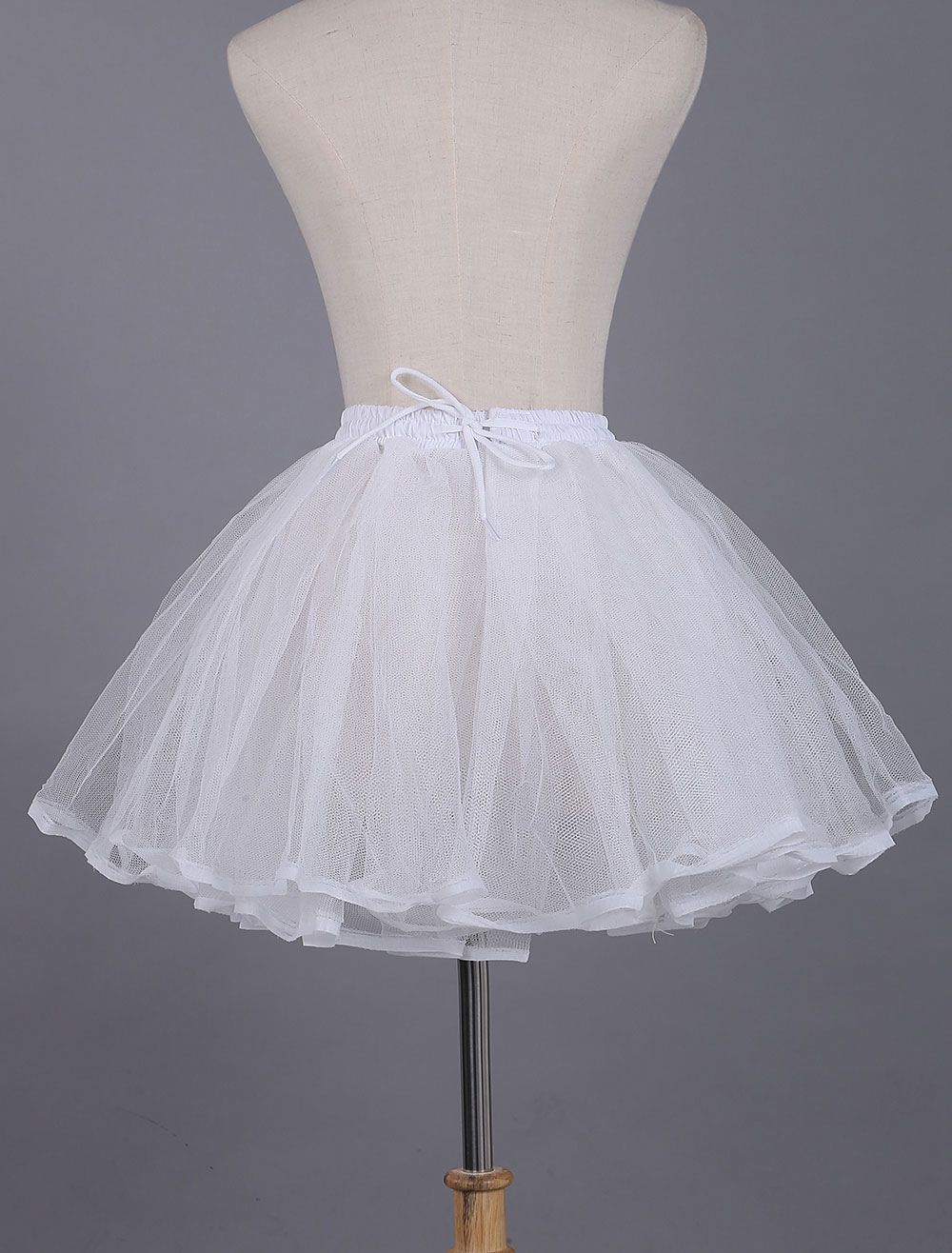 Lolita blanc dentelle jupon jupon Polyester Déguisements Halloween - milanoo.com - Modalova