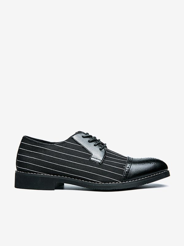 Chaussures habillées élégantes à bout rond en cuir PU - milanoo.com - Modalova