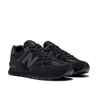 ML574V3 Trainers 574 Core (40), Cuir, Noir, Plat, Lacets, Casuel - New Balance - Modalova