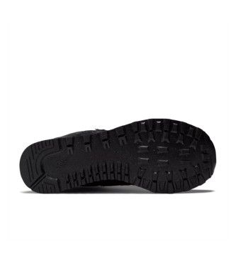 ML574V3 Trainers 574 Core (40), Cuir, Noir, Plat, Lacets, Casuel - New Balance - Modalova
