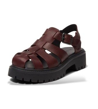 TB0A5S65EIW1 Sandales à plateforme Stone Street (39.5 W), Cuir, 3 à 5 cm, Boucle, Casuel - Timberland - Modalova
