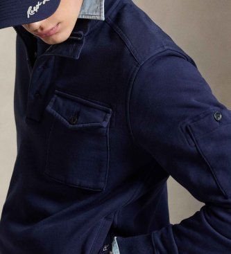 P04862001 Sweat-shirt en tissu éponge, style marin fonctionnel (M), Casuel, Coton - Polo Ralph Lauren - Modalova