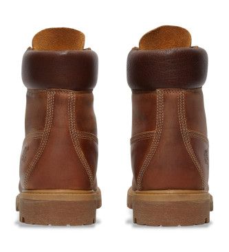 TB1270942141 Premium 6 Inch Leather Ankle Boots Brown (40 W), Cuir, , Plat, Lacets, Casuel, De plein air - Timberland - Modalova