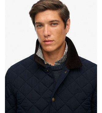 M5012270A Quilted Estate Coach Jacket (M), Casuel, Polister recyclé, Durable, Marine - Superdry - Modalova