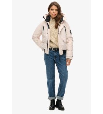 W5011824A Veste bombardier matelassée City (XL), Casuel, Gris, Polister recyclé, Durable - Superdry - Modalova