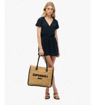 W9110402A Sac cabas en cuir Luxe Beach (OSFA), Casuel, Raffia - Superdry - Modalova