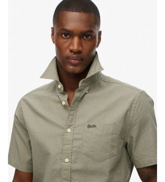M4011093A Chemise City Cotton Linen (L), Casuel, Coton, Manche courte - Superdry - Modalova