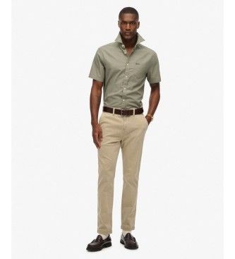 M4011093A Chemise City Cotton Linen (L), Casuel, Coton, Manche courte - Superdry - Modalova