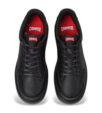 K201438-015 Runner Leather Sneakers K21 (36), Cuir, Noir, Plat, 1 à 3 cm, Lacets, Casuel - Camper - Modalova