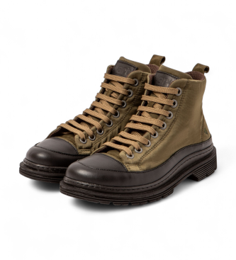 D1003_0G3 Bottes 1895 Birmingham (36), Plat, Lacets, Casuel, Nylon recyclé - ART - Modalova