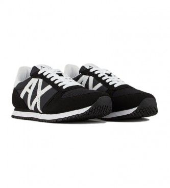 XUX017XCC68K489 Logo de la chaussure de course rétro (45), Plat, 1 à 3 cm, Lacets, Casuel - A|X Armani Exchange - Modalova