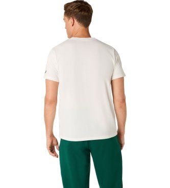 F334 T-shirt Logo Graphic (S), Beige, Casuel, Coton, Manche courte - ASICS - Modalova