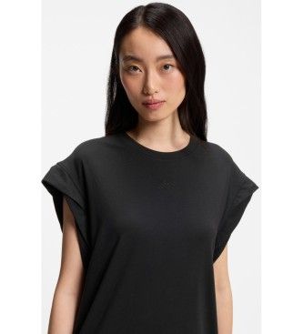 Robe tricotée noire à manches capuchon (XS), Casuel, Modal, Manche courte - Boss - Modalova