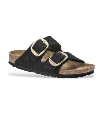 Sandales en Cuir Arizona Big Buckle Lenb (Coupe Étroite) (36), Plat, Aucun, Casuel - Birkenstock - Modalova
