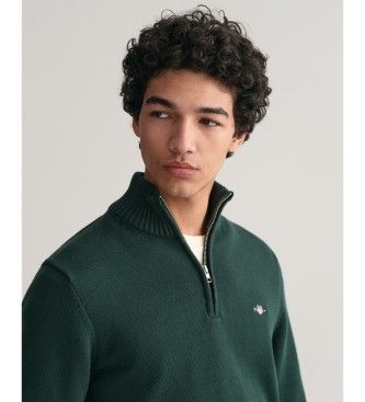 Pull demi-zip décontracté (S), Casuel, Coton, Manche longue - Gant - Modalova