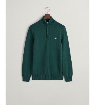 Pull demi-zip décontracté (S), Casuel, Coton, Manche longue - Gant - Modalova