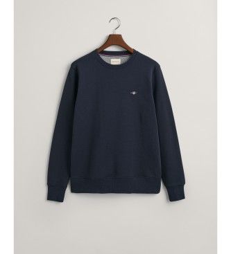 Sweat-shirt à col ras du cou Shield (S), Casuel, Coton, Manche longue, Marine - Gant - Modalova
