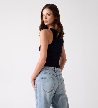 W6RP39KD092 Top en maille côtelée (XS), Casuel, Polyester, Sans manches / bretelles - Guess - Modalova