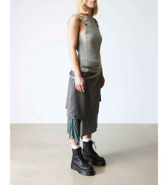 Bottes en cuir Jadon III (36), 5 à 8 cm, Lacets, Fermeture éclair, Casuel - Dr Martens - Modalova