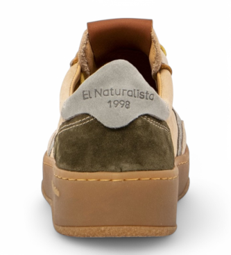 Unisex. 2584412DO005_0MU Baskets en cuir N5844 Geo multicolore (43), Plat, Lacets, Casuel - El Naturalista - Modalova