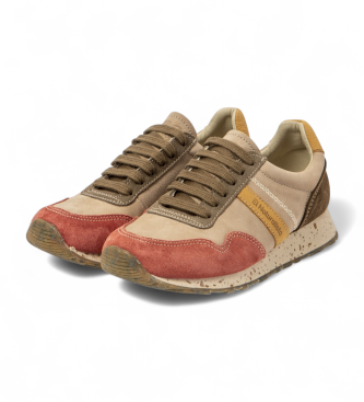 Unisex. 2SP02C017605_0MU Baskets en cuir Nsp02 multicolore (36), Plat, Lacets, Casuel - El Naturalista - Modalova