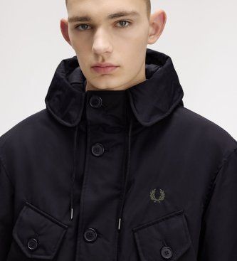 J1315 Parka Partch Pocket (XL), Casuel, Polister recyclé, Durable - Fred Perry - Modalova