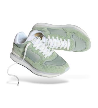 Trainers Medellín (36), Cuir, Plat, Lacets, Casuel, Vert - HOFF - Modalova
