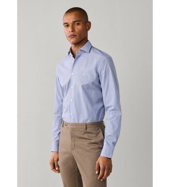 HM3010762 Chemise City Gingham (S), Casuel, Coton, Classique, Manche longue - Hackett London - Modalova
