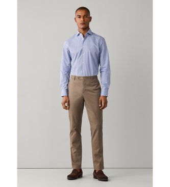 HM3010762 Chemise City Gingham (S), Casuel, Coton, Classique, Manche longue - Hackett London - Modalova