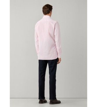 HM3010878 chemise à fines rayures coupe droite classique (S), Casuel, Coton, Manche longue - Hackett London - Modalova