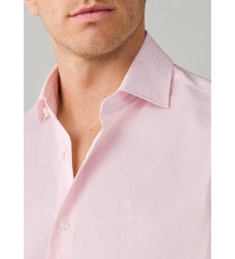 HM3010878 chemise à fines rayures coupe droite classique (S), Casuel, Coton, Manche longue - Hackett London - Modalova