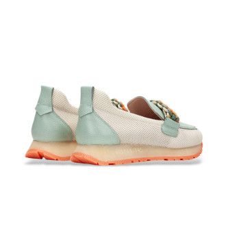 HV253948 Baskets Kansas (36), Cuir, Plat, 1 à 3 cm, Aucun, Casuel, Multicolore - Hispanitas - Modalova
