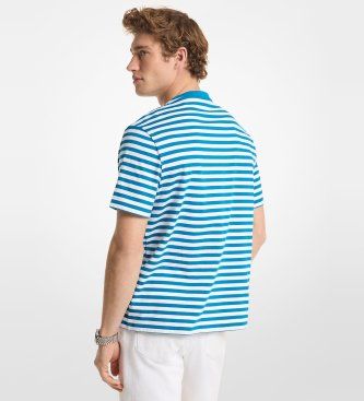 CS652XRFV4 T-shirt en coton uni rayé Saint-Tropez (XS), Casuel, Manche courte - Michael Kors - Modalova