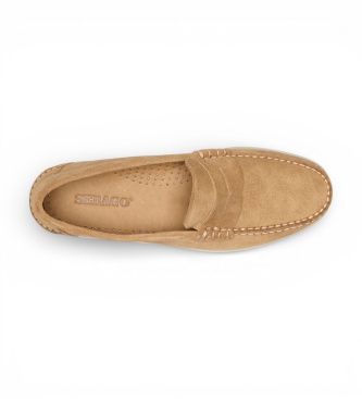 MSW Dan Boat Mocassins en cuir Flesh Out (41), Plat, Aucun, Casuel, Classique - Sebago - Modalova