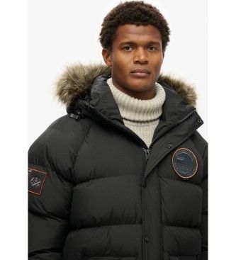 M5011932A Parka Everest Longline Baffled (XXL), Casuel, Polister recyclé, Durable, Nylon recyclé - Superdry - Modalova