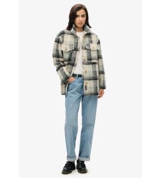 W4010448A Chemise épaisse non doublée (S), Casuel, Polyester, Manche longue - Superdry - Modalova