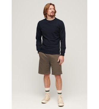 M7110427A Essential Logo Knitted Shorts Brown (L), , Casuel, Coton - Superdry - Modalova