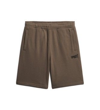 M7110427A Essential Logo Knitted Shorts Brown (L), , Casuel, Coton - Superdry - Modalova