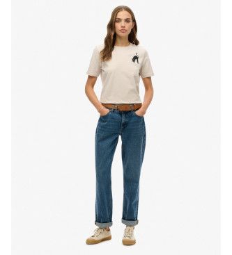 W1011623A T-shirt "Psychic Readings" (lectures psychiques) (S), Casuel, Coton, Manche courte - Superdry - Modalova