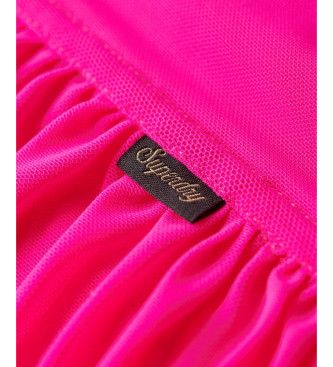 W6011801A Top corset court en maille froncée (XS), Casuel, Polyester, Sans manches / bretelles - Superdry - Modalova