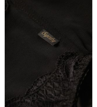 W6011751A Corset en satin avec dentelle en maille (XS), Casuel, Polyamide, Sans manches / bretelles - Superdry - Modalova