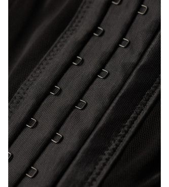 W6011751A Corset en satin avec dentelle en maille (XS), Casuel, Polyamide, Sans manches / bretelles - Superdry - Modalova