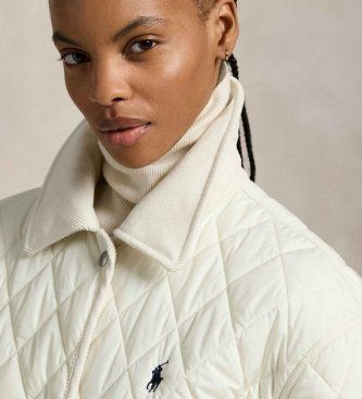 Veste matelassée off- (XXS), Blanc, Casuel, Polister recyclé - Polo Ralph Lauren - Modalova
