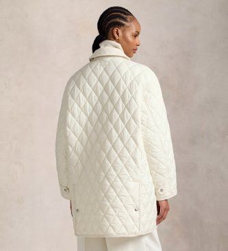 Veste matelassée off- (XXS), Blanc, Casuel, Polister recyclé - Polo Ralph Lauren - Modalova