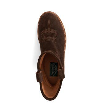 P15882001 Bottines en cuir Alpine Pull (40), Plat, Aucun, Casuel - Polo Ralph Lauren - Modalova